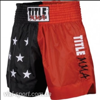 Шорти для тайського боксу TITLE MMA Nylon Thai Trunks