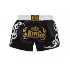 Шорти для тайського боксу Top King Retro Muay Thai Shorts Black