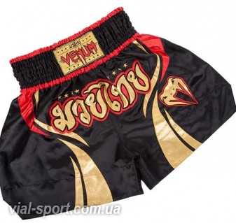 Тайські шорти Venum Chaiya Muay Thai Black Gold