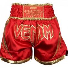 Шорти для тайського боксу Venum Korat Muay Thai Red Gold