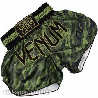 Шорти для тайського боксу Venum Tecmo Muay Thai Shorts Khaki