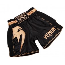 Шорти для тайського Venum Giant Muay Thai Shorts Black Gold