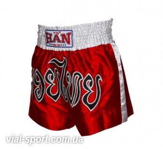 Шорти Han Muay Thai boxing shorts m / t red / white