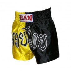 Шорти Han Muay Thai shorts - 2tones yellow / black