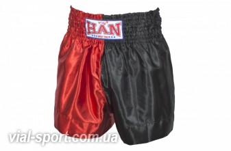 Шорти Han Muay Thai shorts red / black