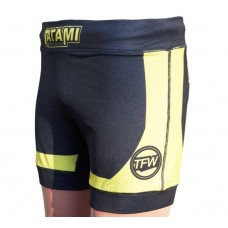 Шорти компресійні TATAMI Flex Vale Tudo Shorts yellow &amp; black