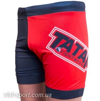 Шорти компресійні TATAMI Gen X Vale Tudo Shorts Red &amp; Black