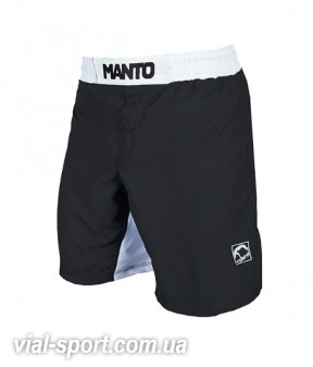 Шорти Manto Fight Shorts Emblem black / white