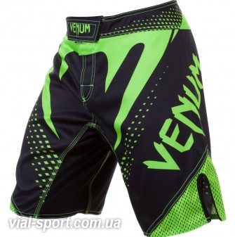 Шорти MMA Venum Hurricane Fight Shorts Neo Green