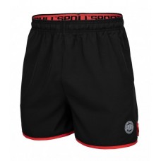 Шорти PIT BULL Mens Performance Shorts чорний / червоний