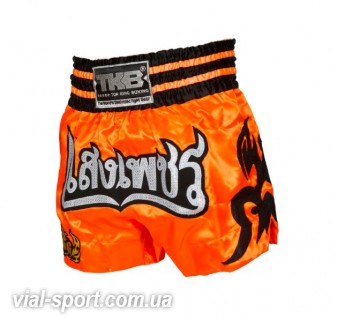 Шорти Top King muay thai boxing shorts-tattoo orange