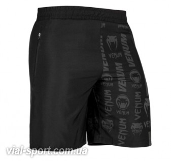 Шорти Venum Logos Training Shorts Black Black