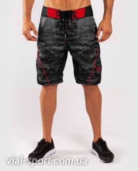 Шорти Venum Trooper boardshorts black red