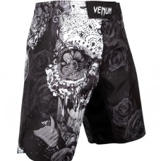 Шорти Venum santa muerte 3.0 fightshorts black / grey