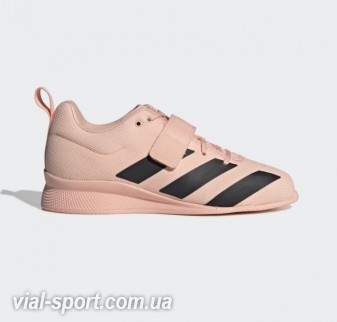 Штангетки Adidas AdiPower 2 (Світло рожевий-чорний, G54642)