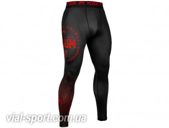 Компресійні штани Venum Signature Spats Black Red