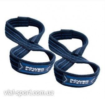 Силові ремені Power System ps-3405 figure 8 black / blue