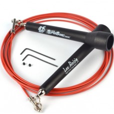 Скакалка BUDDY LEE SUPER SONIC CABLE JUMP ROPE чорний/червоний