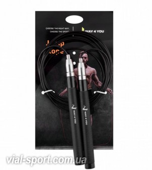 Скакалка Jump Rope Easy Lock w40039 way4you чорна