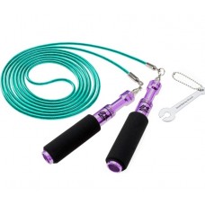 Скакалка швидкісна BUDDY LEE AERO SPEED GREEN JUMP ROPE with CABLE&PVC фіолетовий