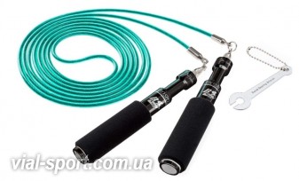 Скакалка швидкісна BUDDY LEE AERO SPEED GREEN JUMP ROPE with CABLE&PVC чорний