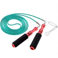 Скакалка швидкісна BUDDY LEE AERO SPEED GREEN JUMP ROPE with CABLE&PVC червоний