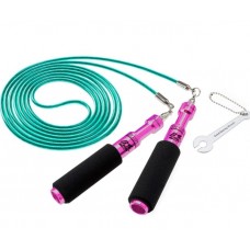 Скакалка швидкісна BUDDY LEE AERO SPEED GREEN JUMP ROPE with CABLE&PVC рожевий