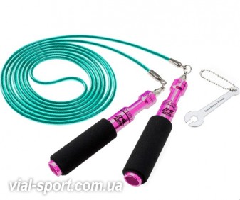 Скакалка швидкісна BUDDY LEE AERO SPEED GREEN JUMP ROPE with CABLE&PVC рожевий