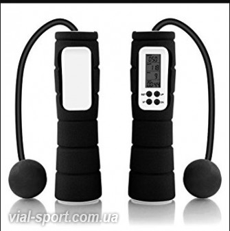 Скакалка з лічильниками без шнура VersionTech Wireless Cordless Jumping Rope with digital LCD display