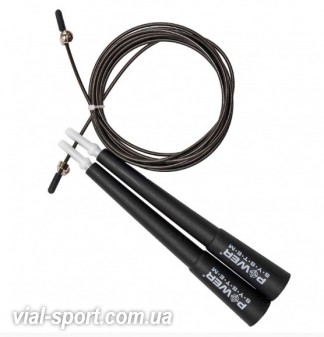 Швидкісна скакалка Power System Ultra Speed Rope PS - 4033 Black