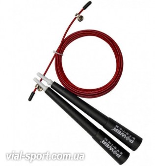 Швидкісна скакалка Power System Ultra Speed Rope PS - 4033 Red