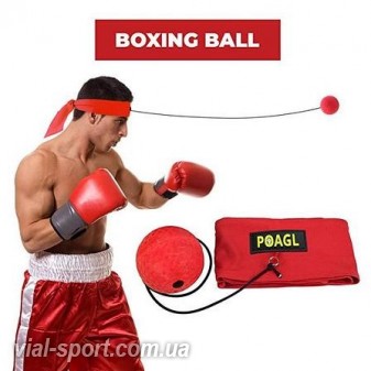 Швидкісний м'яч-тренажер Файтбол POAGL SPEED BOXING BALL