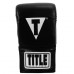 Снарядні рукавички Битки TITLE BOXING PRO LEATHER BAG GLOVES 3.0 TBG3 чорний/сірий