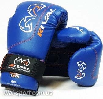 Снарядні рукавички RIVAL RB1 ULTRA BAG GLOVES сині