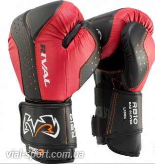 Снарядні рукавички  RIVAL RB10-d3o INTELLI-SHOCK BAG GLOVES  чорний / червоний