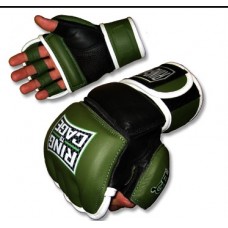 Снарядні рукавички з відкритими пальцями RING TO CAGE GelTech Bag Gloves морський зелений/чорний