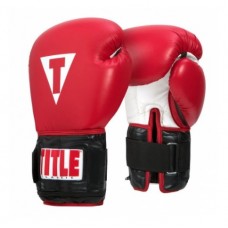 Снарядні рукавички з обважнювачами Title Classic Power Weight Bag Gloves Red Black