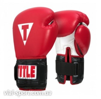 Снарядні рукавички з обважнювачами Title Classic Power Weight Bag Gloves Red Black