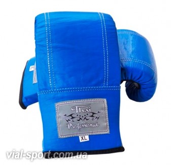 Снарядні рукавички Thai Professional BG6 Blue