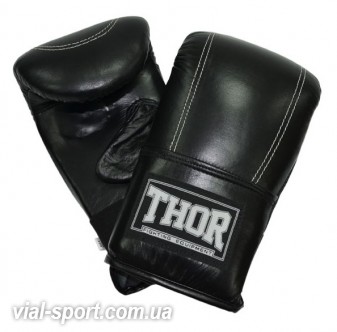 Снарядні рукавички THOR 605 (Leather) BLK