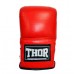 Снарядні рукавички THOR 606 (Leather) RED