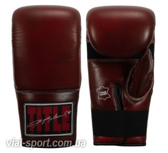 Снарядні рукавички Boxing Sugar Ray Leonard Throwback Leather Bag Gl темно-червоний