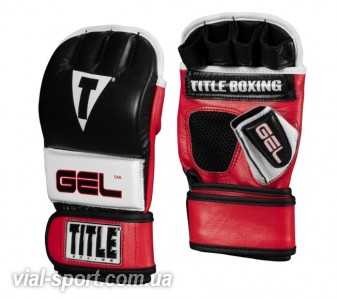 Снарядні рукавички Title Gel Incensed Wristband Heavy Bag black white red