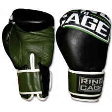 Спарингові рукавички для тайського боксу RING TO CAGE Pro Thai-Style Sparring Gloves RC08T морський зелений / чорний