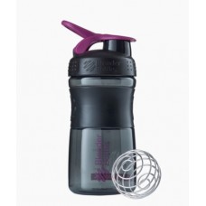 Спортивна пляшка-шейкер BlenderBottle SportMixer 590ml Black / Plum (ORIGINAL)