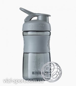 Спортивна пляшка-шейкер BlenderBottle SportMixer 590ml Grey (ORIGINAL)