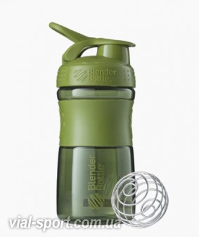 Спортивна пляшка-шейкер BlenderBottle SportMixer 590ml moss Green (ORIGINAL)