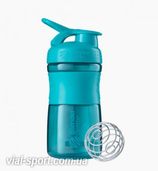 Спортивна пляшка-шейкер BlenderBottle SportMixer 590ml Teal (ORIGINAL)