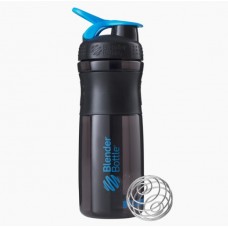 Спортивна пляшка-шейкер BlenderBottle SportMixer 820ml Black / Cyan(ORIGINAL)