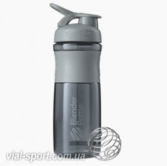 Спортивна пляшка-шейкер BlenderBottle SportMixer 820ml Grey (ORIGINAL)